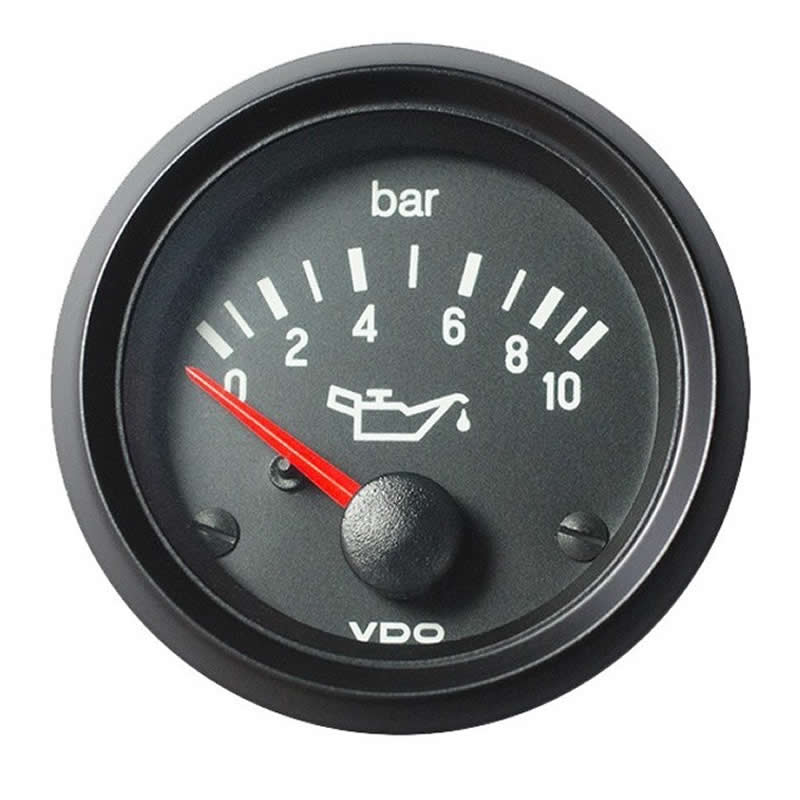 VDO Cockpit Vision Engine oil pressure 10Bar 52mm 24V